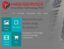 Tablet Screenshot of mag-service.pl